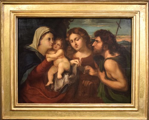 "Holy Conversation"  Venetian school of the 16th century